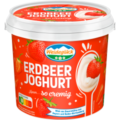 Weideglück Fruchtjoghurt mild Erdbeer 3,5 % Fett 1 kg 