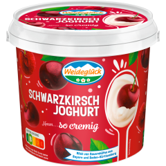 Weideglück Schwarzkirsch Joghurt 3,5 % Fett 1 kg 