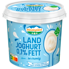 Weideglück Landjoghurt mild 0,1 % Fett 1 kg 