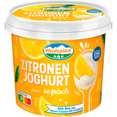 Weideglück Fruchtjoghurt mild Lemon 3,5 % Fett 1 kg 