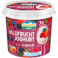 Weideglück Fruchtjoghurt Waldfrucht 3,5 % Fett 1 kg 