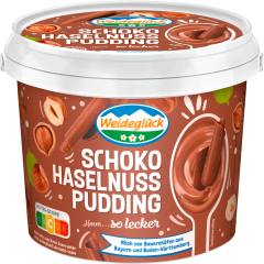 Weideglück Schoko-Haselnuss Pudding 800 g 