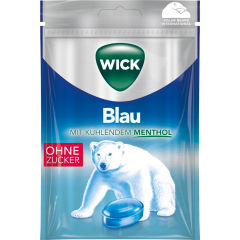Wick Blau Menthol ohne Zucker 72 g 