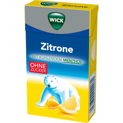 Wick Zitrone & natürliches Menthol ohne Zucker 46 g 