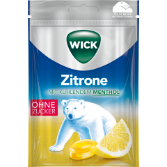 Wick Zitrone & natürliches Menthol ohne Zucker 72 g 