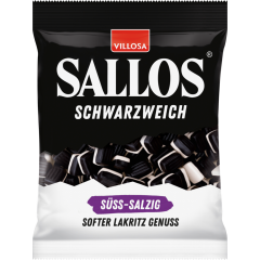 Villosa Sallos Schwarzweich Süß-Salzig 200 g 