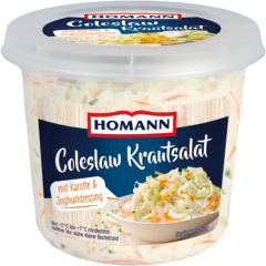 HOMANN Coleslaw Krautsalat mit Karotten & Joghurtdressing 375 g 