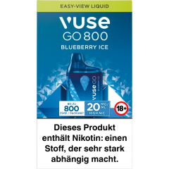 Vuse Go 800 E-Shisha Blueberry Ice 20 mg/ml 2 ml 