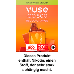 Vuse Go 800 E-Shisha Blood Orange 20 mg/ml 2 ml 