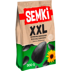 SEMKI XXL Sonnenblumenkerne in Schale geröstet 300 g 