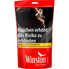 Winston Volume Tobacco Red Zip Bag 110 g 