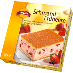 THOKS Schmand-Erdbeer-Kuchen 6 Stück 