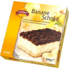 THOKS Banane Schoko-Kuchen 6 Stück 
