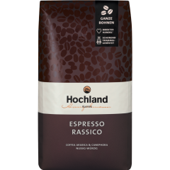 Hochland Kaffee Espresso Rassico ganze Bohnen 1 kg 