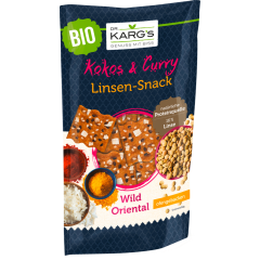 Dr. Karg's Bio Linsen-Snack Kokos Curry 85 g 