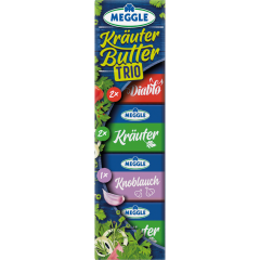 Meggle Kräuter-Butter Trio Riegel 5 x 20 g 