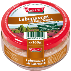 Müller's Kalbsfleischleberwurst 160 g 