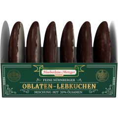 Haeberlein Metzger Feine Nürnberger Oblaten-Lebkuchen Zartbitter 200 g 
