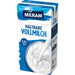 MILRAM haltbare Vollmilch 3,5 % Fett 500 ml 