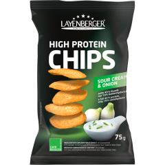 Layenberger High Protein Chips Sour Cream & Onion 75 g 