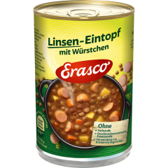 Erasco Linsen-Eintopf mit Würstchen 400 g 