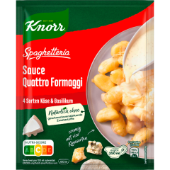 Knorr Spaghetteria Sauce Quattro Formaggi für 250 ml 