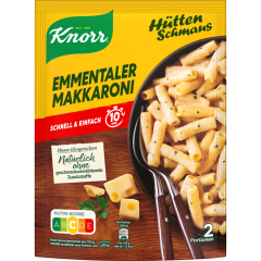 Knorr Hüttenschmaus Emmentaler Makkaroni für 2 Portionen 