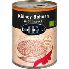 BioGourmet Bio Kidney Bohnen in Chilisauce 400 g 