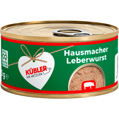 KÜBLER Hausmacher Leberwurst 125 g 