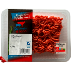 Qualität von Meisterhand Hackfleisch gemischt 300 g 