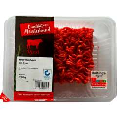 Qualität von Meisterhand Rinder-Hackfleisch 300 g 