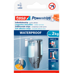 tesa Powerstrips Waterproof Large 6 Stück 