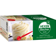 Hexen-Eis Hexen-Becher Vanille 2 x 200 ml 