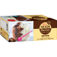 Hexen-Eis Hexen-Becher Schoko-Vanille 2 x 200 ml 