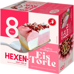 Hexen-Eis Torte Erdbeer - Vanille 1 I 