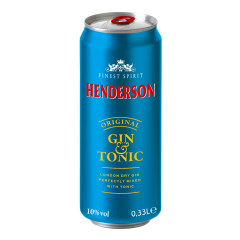 Henderson Gin Tonic 10 % vol. 0,33 l 