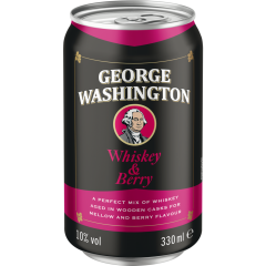 George Washington Whiskey Berry, 10% vol. 0,33 l 