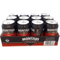 MONTAJO Rum Cola 10 % vol. 0,33 l - Karton 12 x          0.330L 