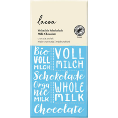 lacoa Bio Vollmilch Schokolade 100 g 