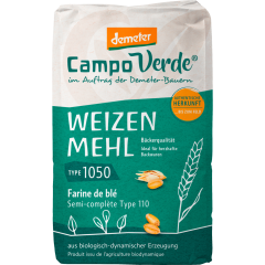 Campo Verde Demeter Weizenmehl Type 1050 1 kg 