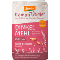 Campo Verde Demeter Dinkelmehl Vollkorn 1 kg 