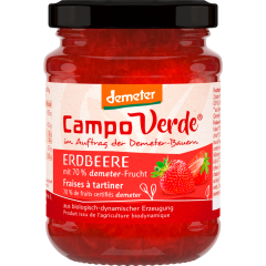 Campo Verde Demeter Fruchtaufstrich Erdbeere 200 g 