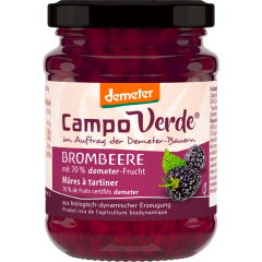 Campo Verde Demeter Fruchtaufstrich Brombeere 200 g 
