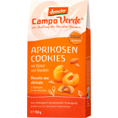 Campo Verde Demeter Aprikosen Cookies mit Mandeln 150 g 