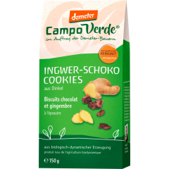 Campo Verde Demeter Ingwer-Schoko Cookies aus Dinkel 150 g 