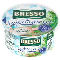 Bresso Frischkäse Leichtgenuss feine Kräuter 30 % Fett i. Tr. 150 g 