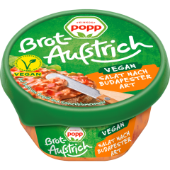 Popp Brotaufstrich vegan Salat nach Budapester Art 150 g 