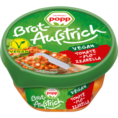 Popp veganer Brotaufstrich Tomate-Mozzarella 150 g 
