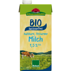 Schwarzwaldmilch Bio H-Milch 1,5 % Fett lactosefrei 1 l 
