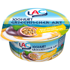 LAC Joghurt Griechischer Art Maracuja-Zitronengras 9 % Fett 150 g 